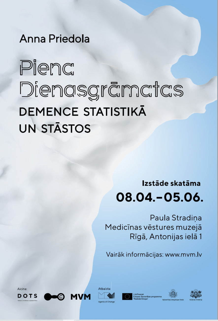 Grafika ar baltu pienu un gaiši zilu fonu